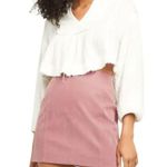 Free People  Cozy Dreams Top Textured Cotton Loose Pullover in Soft White Size XS Photo 8