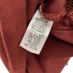 easel  Women’s Burgundy Floral Crochet Cutout Sweater Top Photo 7