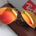 Ray-Ban New  Sunglasses Orange 58mm Photo 0