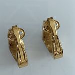 Givenchy  New York Gold Toned Clip On Vintage Earrings Photo 1