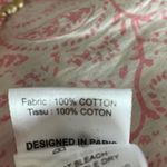 Miss June Paris Bohemian Pink Embroidered Sequin Tassel Blouse size small Photo 5