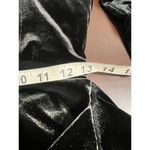 Badgley Mischka  Black Velvet Off Shoulder Long Sleeve Evening Gown Size 4 Photo 8