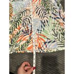 Tahari 100% Linen Cropped Shirt Hawaii Size Large Beach Colorful Photo 1