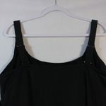 Swimsuits For All 07812 Black Tankini Top Swimsuit Size 22 Photo 3