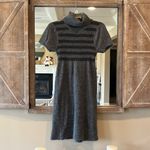Sweater Project  Dress Fit and Flare Gray Turtleneck Womens fits Small to Medium Photo 5