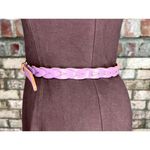 Belt Genuine leather link belt purple Photo 3