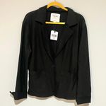 Lola Jeans Black Ponte Jacket Blazer Photo 3