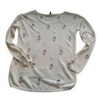 White House | Black Market Sequin Sweater V-Neck Long Sleeve Top XS Photo 3