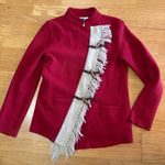 Anthropologie Sparrow Fringe Wool Coastal Cowgirl Pockets Fisherman Sweater M Photo 0