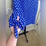 Lilly Pulitzer NTM:  Royal Blueish Purple Langston Blouse with Polka Dots Sz XL Photo 6