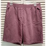 Lucky Brand ‎ Dusty Rose Soft Sweat Short Size Small Elastic/Tie Waist High Rise Photo 0