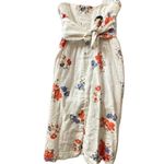 Anthropologie Meadow Rue Floral Ingalls Tie-Waist Dress Size 6 Summer Sun Dress Photo 4
