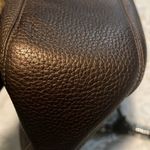 Brighton Bellaire Pebblef Leather Hobo Shoulder Bag Copper EUC Photo 9