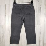 Riders By Lee Stone Washed Black Denim Relaxed Cropped Jeans Women's Size 18P Photo 7