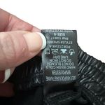 21 Saints Black Faux Leather Elastic Drawstring High Waist Joggers Size Small Photo 9
