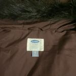 Old Navy Brown, Fur-Trimmed Long Puffer Jacket Photo 4
