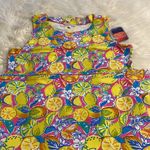 SUNSET SWEET TEA SUMMER BEACH DRESS SIZE XL BRAND NEW 97% nylon and 3% spandex Yellow Photo 8