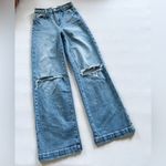 Abrand Denim 94 High & Wide Jeans size 24 retails $148 Blue Photo 1