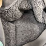 American Eagle  light Purple Sherpa Pullover Hoodie Size large kangaroo pocket Photo 11