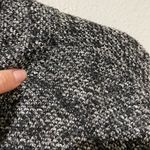 Orvis  Black White Quarter Zip Pullover Sweater Womens L Sherpa Lined Cabincore Photo 8