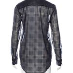 Equipment  black Long Sleeve Button-Down Shirt Photo 10