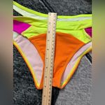 Neon Orange and Pink Bikini Set Size M Size M Photo 8