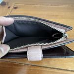 Coach  Medium Corner Zip Wallet Signature Debossed Patent Leather Pink Hue Photo 6