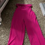 Crystal Doll NWT Pink Wide Leg Pants High-Waisted Photo 0