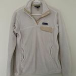 Patagonia White Fuzzy Pullover Fleece Photo 0