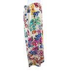 Johnny Was  100% Linen Floral Maxi Skirt Size M C0130 Photo 1