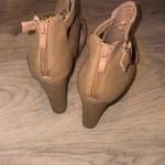 Top Moda  Brown Cutout stacked tan gladiator heels size 9 Photo 8