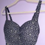 Nip Tuck Nautical Foil Joanne One Piece Swimsuit Women Size 6 Ruched Lined Boho Blue Photo 1