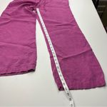 Nation Ltd 100% Linen Pink Pants Women Size Small Coastal Pull-on Pockets *FLAW Photo 7
