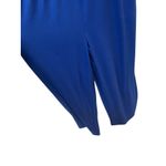 Pink Lily Navy Blue V Neck Sleeveless Wide Leg Jumpsuit L Photo 1