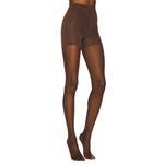Wolford Control Dots Tights in Umber Small Womens Nylons Pantyhose Brown Photo 2