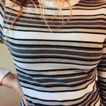 Trendy Striped Longsleeve Black Photo 0