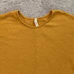 Honeyme Oversized Yellow Mustard Knit Sweater Sz S Photo 2