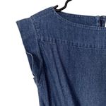 J.Crew Denim jumpsuit sleeveless summer casual trendy pockets comfortable Photo 1