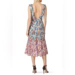 Saloni floral Molly dress silk midi dress 0 Blue Photo 3