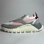 Reebok  Women's Classic Leather Legacy Sneakers in Stark Grey/White/Urban Maroon Photo 2