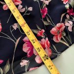 Ralph Lauren Lauren Floral Print Ruffle Dress – Navy and Pink Womens Size 12 Photo 8