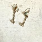 Long abalone chain earrings Photo 4