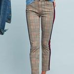 MOTHER The Insider Plaid Ankle Jean Size 28 Photo 1