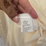 SNDYS Mystic Satin Champagne Shirt Dress Size 10 Photo 8