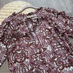 For Love & Lemons  Romy boho paisley printed‎ mini dress long sleeve Photo 3