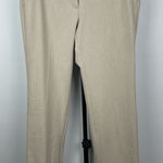 J. Jill‎ Tan Neutral Straight Leg Career Work Office Slack Stretch Pants Size 8 Photo 0