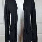 Anthropologie  Vanessa Virginia black cavern open front cardigan  Photo 0