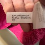 Ralph Lauren Black Label Linen Blend Tight Cable Knit Pink Sweater Size Large Photo 4