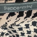 Peppermint  tan and black houndstooth faux wrap skirt romper size medium Photo 4