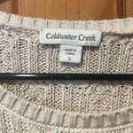 Coldwater Creek  women’s 3/4 sleeves crew neck sweater size small. Photo 1